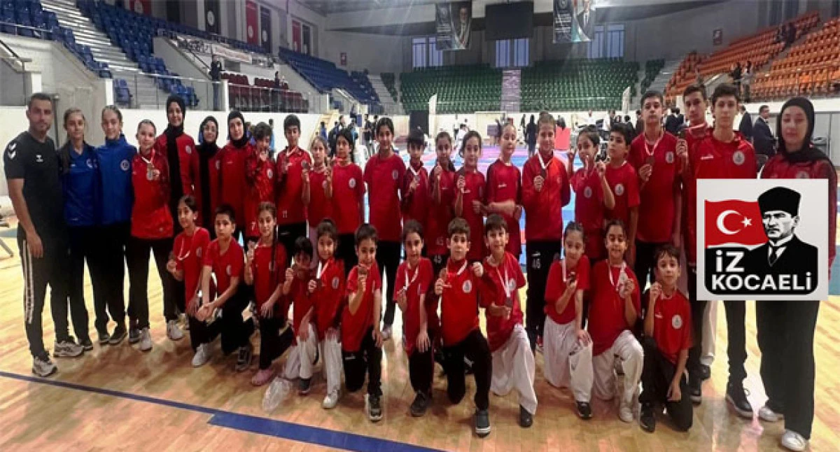 29 Ekim Cumhuriyet Kupası Karate Turnuvası’nda  Körfezli karateciler tulum çıkardılar