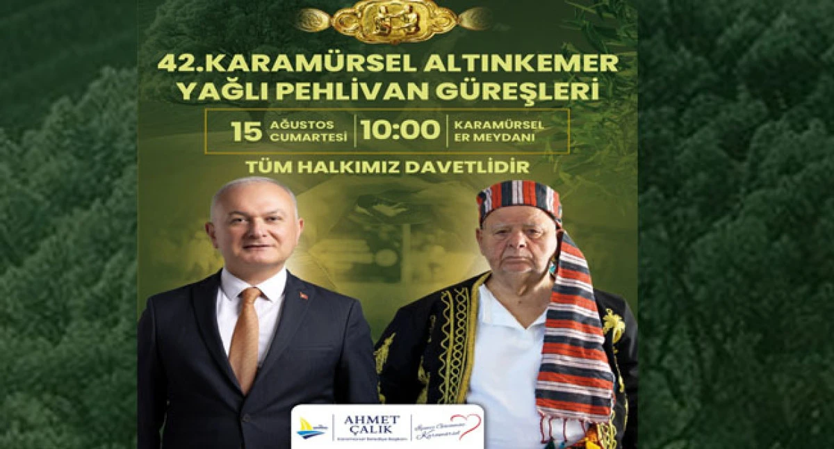 42. Karam&uuml;rsel Altınkemer Yağlı Pehlivan G&uuml;reşleri İ&ccedil;in Geri Sayım Başladı