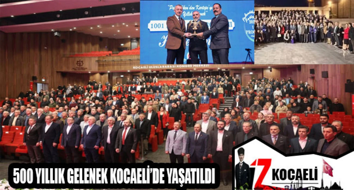 500 YILLIK GELENEK KOCAELİ&rsquo;DE YAŞATILDI ŞEHİTLERİ RAHMETLE ANDI