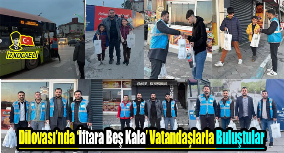 AK Parti Dilovası Gen&ccedil;lik Kolları Ramazan&rsquo;da Vatandaşlarla Buluşuyor