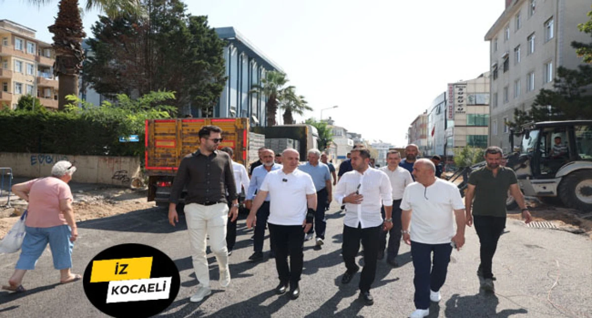 ALİ ARICAN CADDESİ’NDE PRESTİJ CADDE ÇALIŞMALARI TÜM HIZIYLA DEVAM EDİYOR