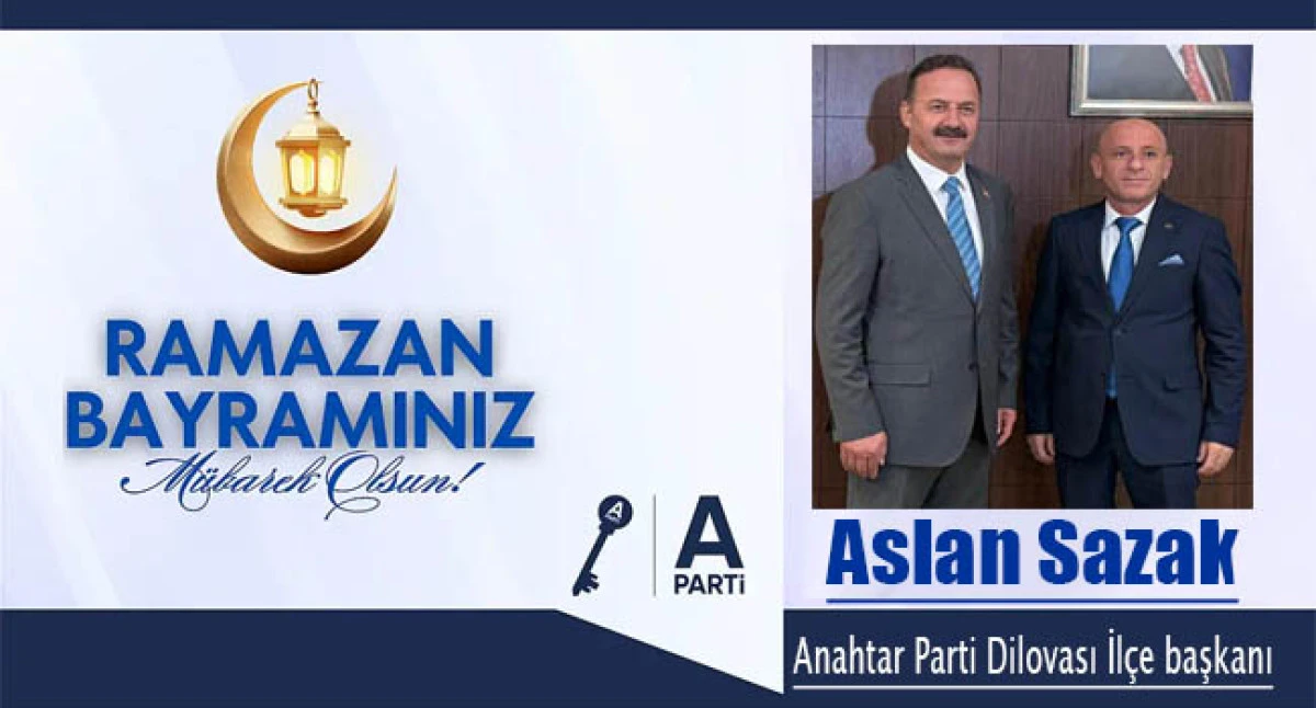 Başkan Aslan Sazak&rsquo;tan Bayram Mesajı "Geleceğin Kilidi Sevgi ve Kardeşliktir"