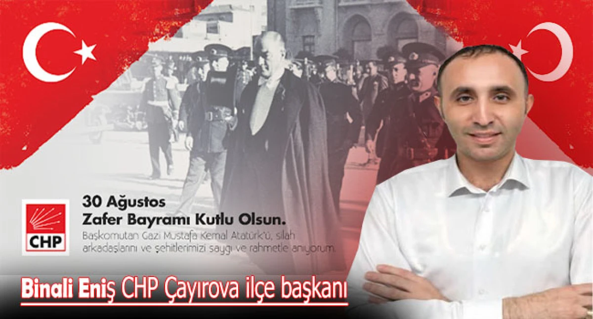 Başkan Binali Eniş'ten “30 Ağustos Zafer Bayramı