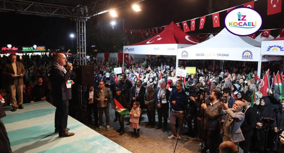 BAŞKAN BIYIK: ‘BİZİM KALBİMİZ GAZZE’DE ATIYOR’