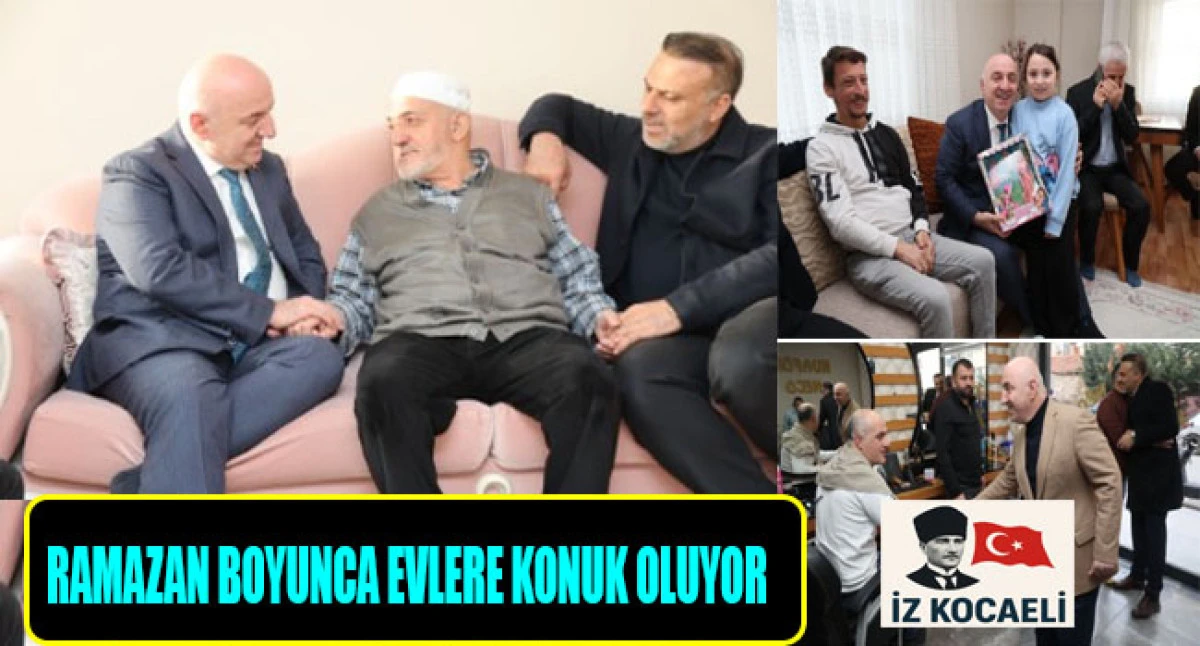 Başkan Bıyık&rsquo;tan ramazanda g&ouml;n&uuml;l ziyaretleri