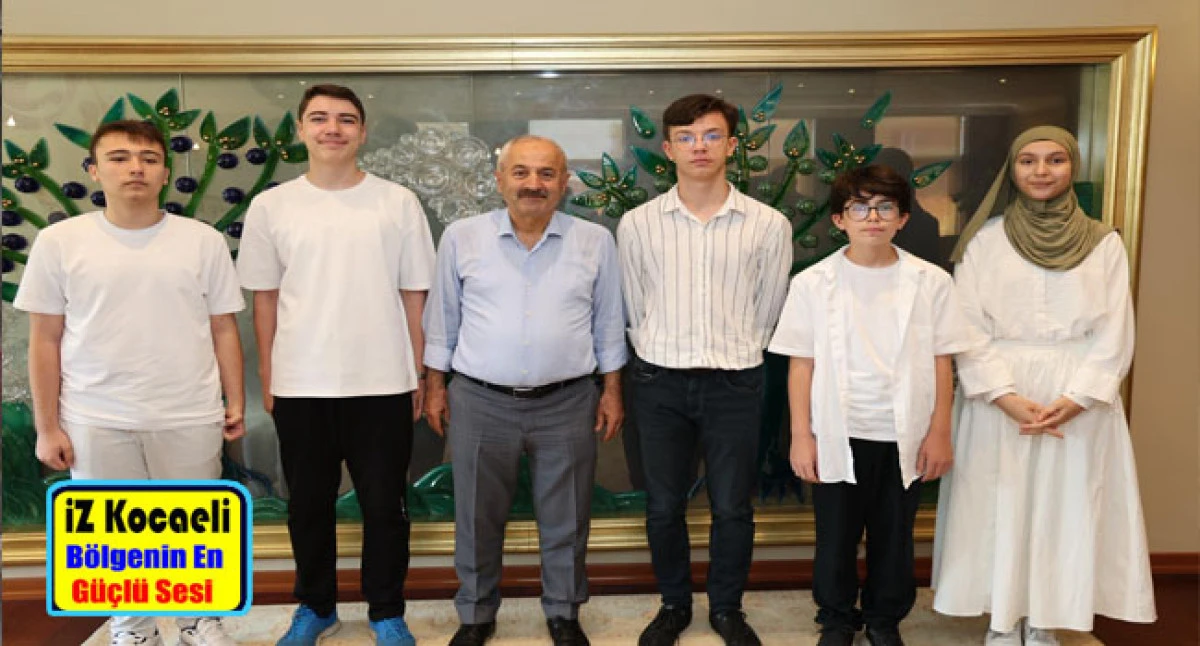 Başkan Büyükgöz LGS Birincilerini Ağırladı