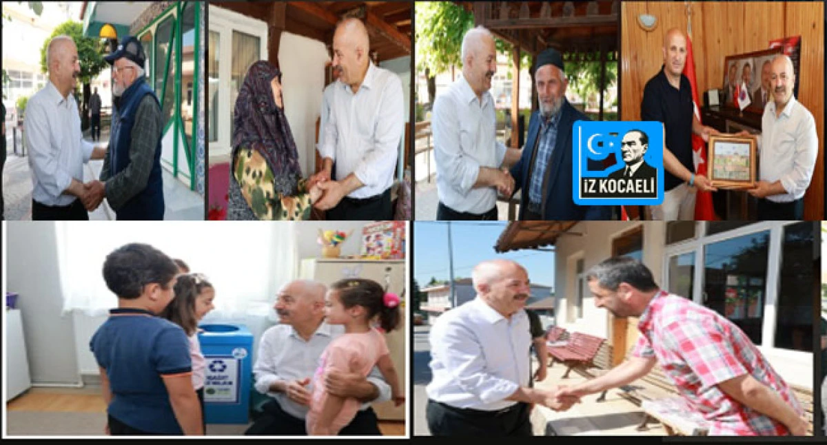 Başkan B&uuml;y&uuml;kg&ouml;z Mahalle Ziyaretlerine Devam Ediyor