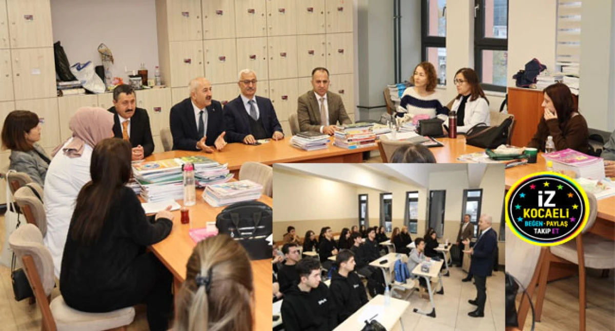 BAŞKAN BÜYÜKGÖZ VE KAYMAKAM ÖZYİĞİT’TEN OKUL ZİYARETİ