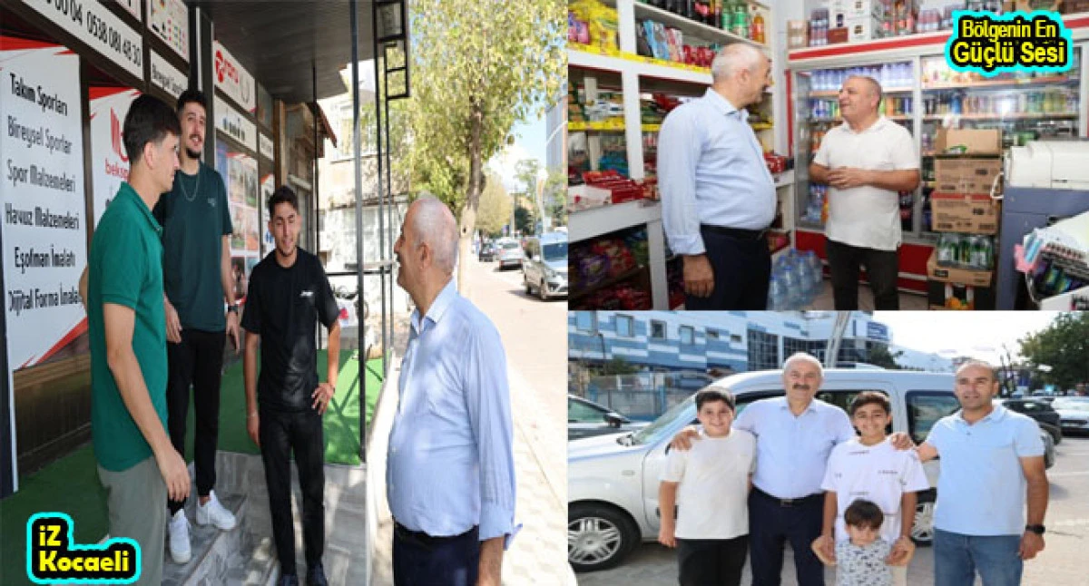 Başkan Büyükgöz’den Güzeller Mahallesi Esnafına Ziyaret
