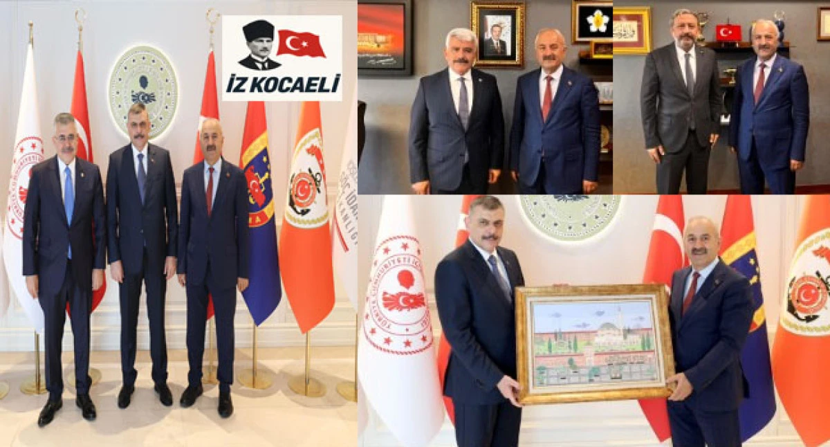Başkan B&uuml;y&uuml;kg&ouml;z&rsquo;den İ&ccedil;işleri Bakanı &Ccedil;ift&ccedil;i&rsquo;ye Ziyaret