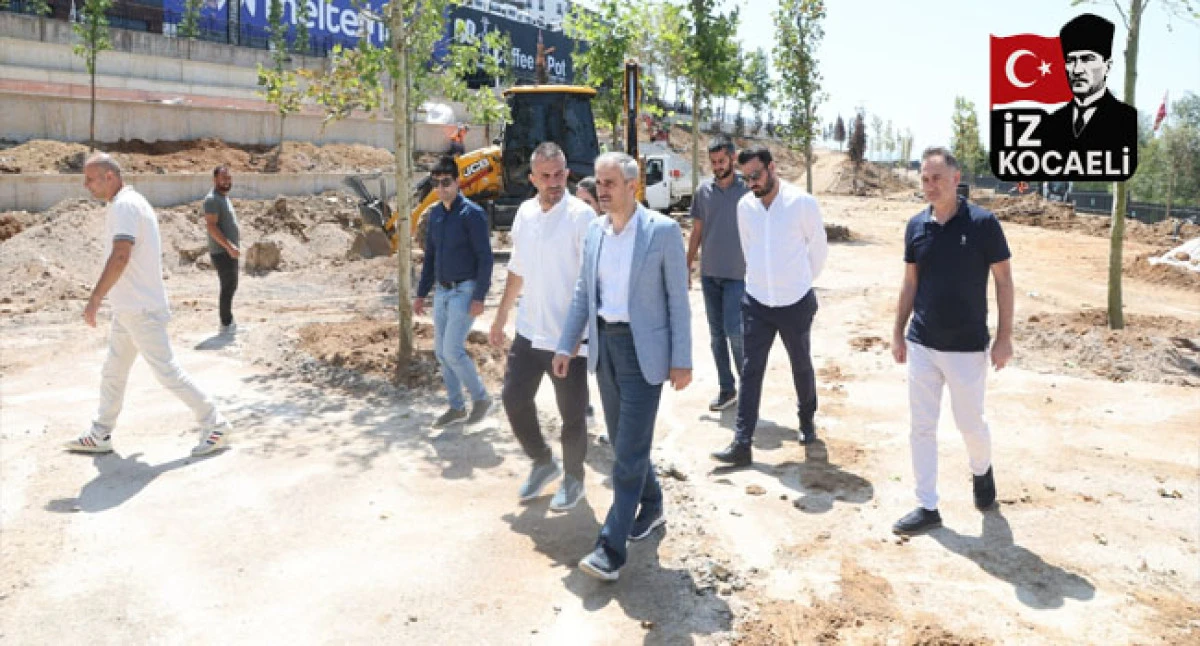 Başkan &Ccedil;ift&ccedil;i, FSM Parkı&rsquo;ndaki &ccedil;alışmaları inceledi