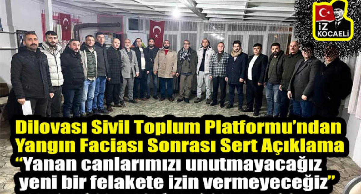 Dilovası Sivil Toplum Platformu, “Dilovası halkı yaşamak istiyor”