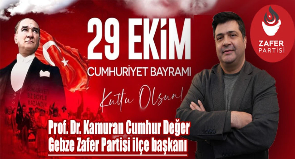 Başkan Kamuran Cumhur Değer 29 Ekim Cumhuriyet Bayramı Mesajı