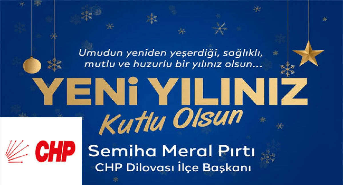 Başkan Meral Pırtı'dan Yeni Yıl Mesajı!