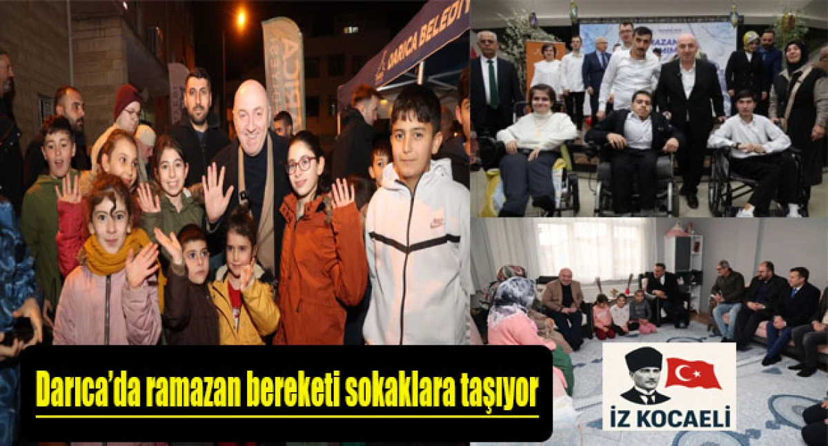 BAŞKAN MUZAFFER BIYIK, MAHALLE MAHALLE RAMAZAN COŞKUSUNA ORTAK OLUYOR