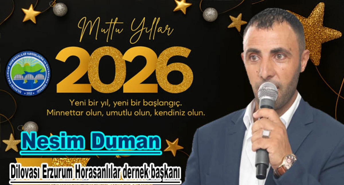 Başkan Nesim Duman'da Yeni Yıl Mesajı!