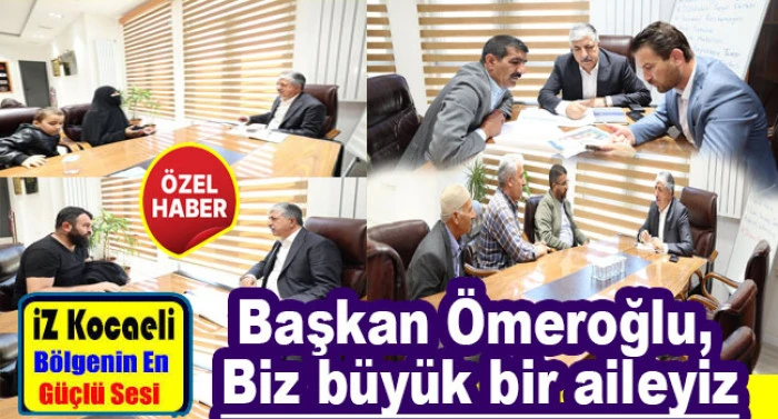 Başkan Ömeroğlu, Halk Günü Toplantısında Vatandaşlarla Bir Araya Geldi