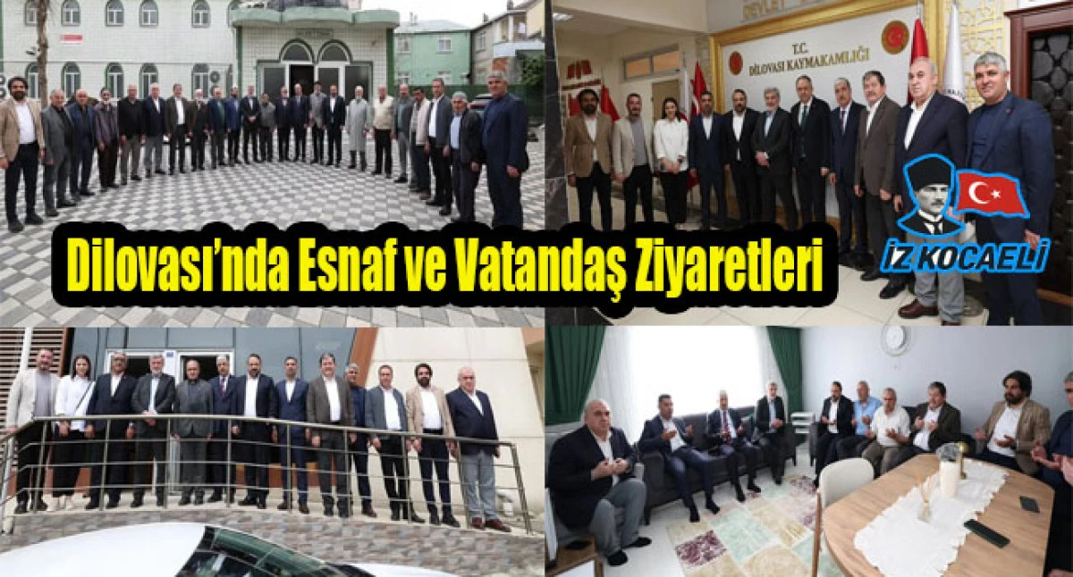 Başkan &Ouml;meroğlu ve Başkan Yıldırım Milletvekili &Ccedil;akır'dan Dilovası&rsquo;nda Ziyaret Turu