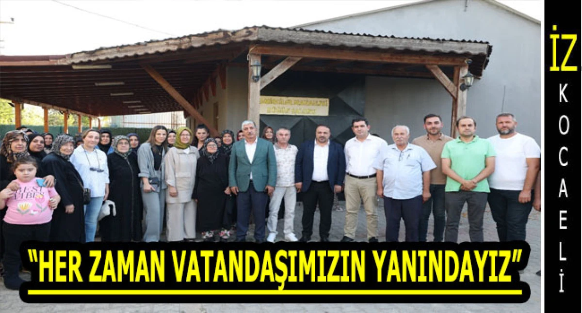 Başkan Ömeroğlu ve Yıldırım Demirciler Ve Tepecik Mahallelerinde Vatandaş Buluşması