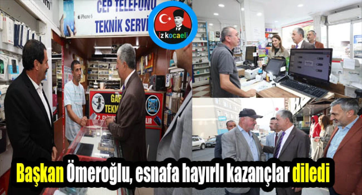 Başkan &Ouml;meroğlu&rsquo;ndan Bağdat Caddesi&rsquo;nde Esnaf Ziyareti