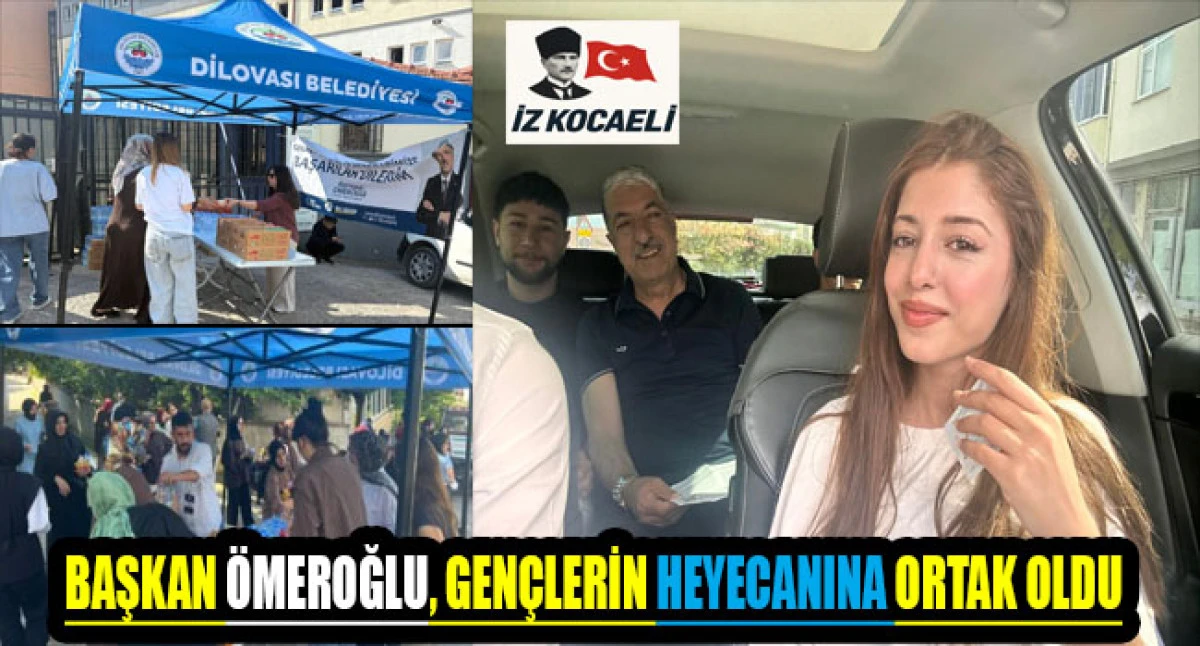 BAŞKAN &Ouml;MEROĞLU&rsquo;NDAN YKS SABAHI ANLAMLI DESTEK: GE&Ccedil; KALAN &Ouml;ĞRENCİLERİ MAKAM ARACIYLA SINAVA YETİŞTİRDİ