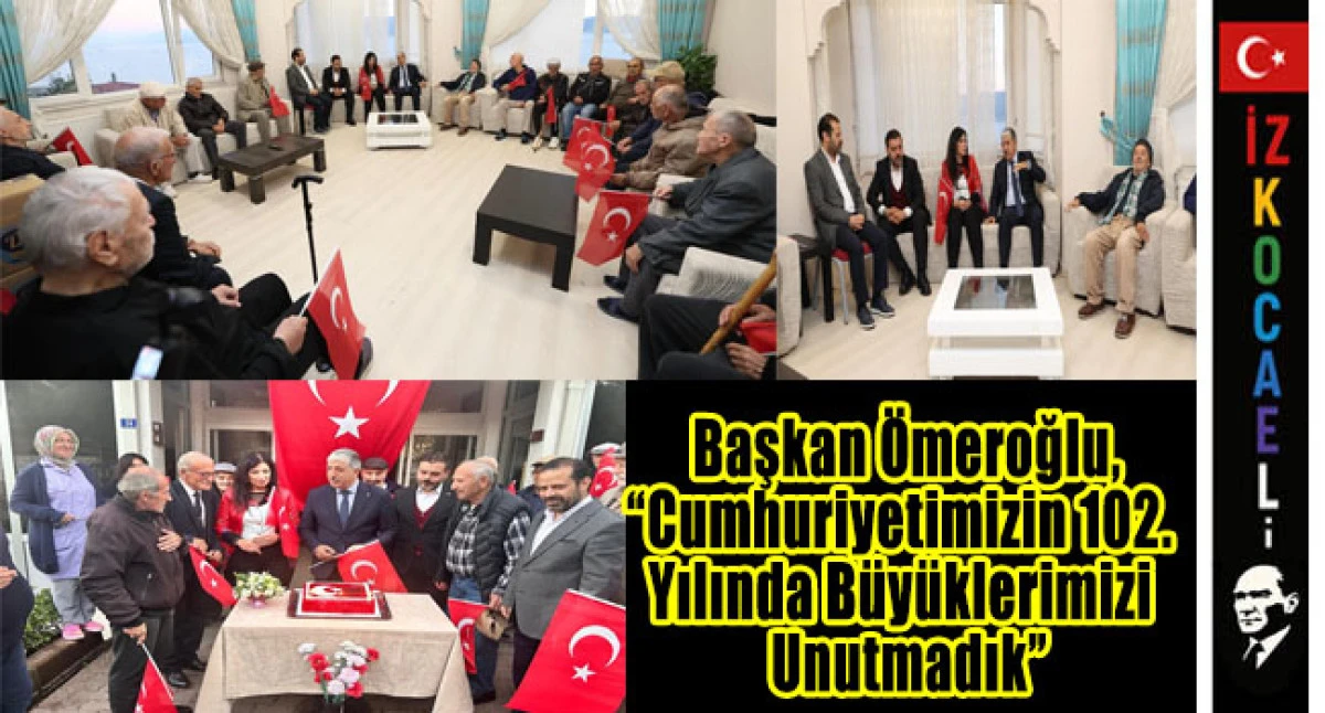 Başkan Ramazan Ömeroğlu’ndan Huzurevi Ziyareti: “Cumhuriyetimizin 102. Yılında Büyüklerimizi Unutmadık”