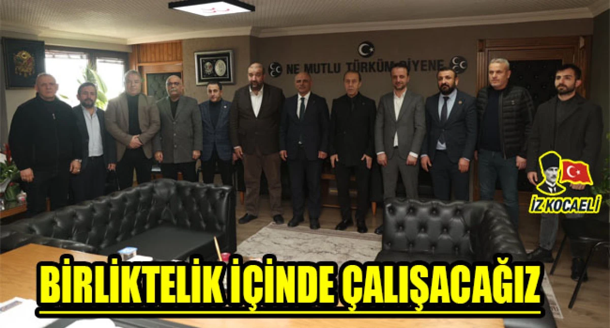 Başkan S&ouml;ğ&uuml;t&rsquo;ten MHP İl Başkanı Akın&rsquo;a hayırlı olsun ziyareti