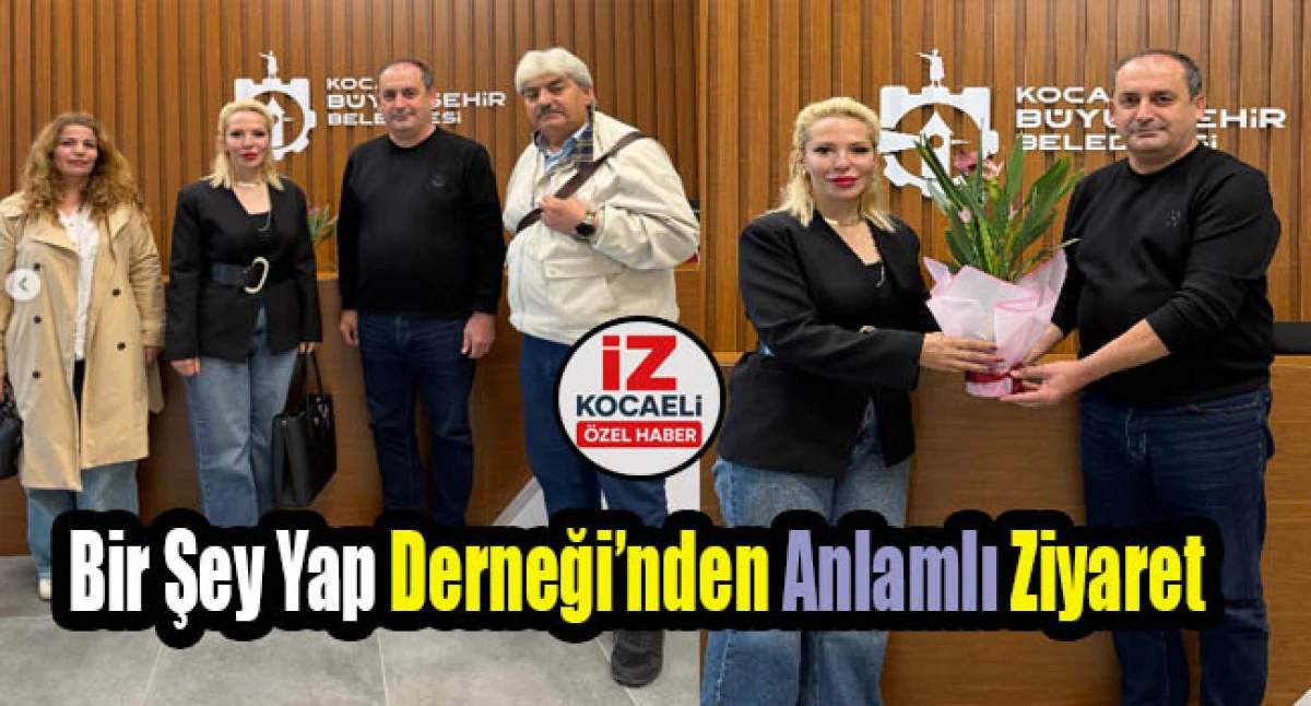 Bir Şey Yap&rdquo; Derneği&rsquo;nden Celalettin Yaylak&rsquo;a Ziyaret