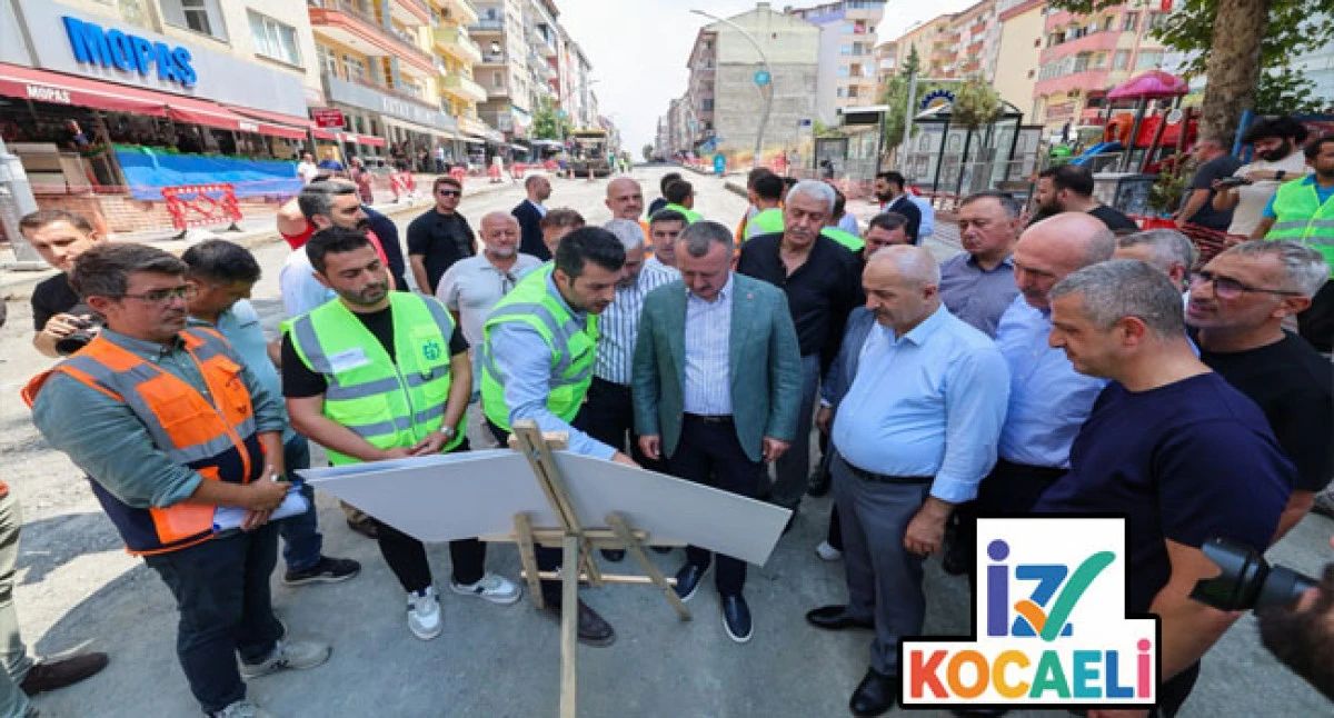 B&uuml;y&uuml;kakın, Gebze&rsquo;nin kalbindeki yatırımları inceledi