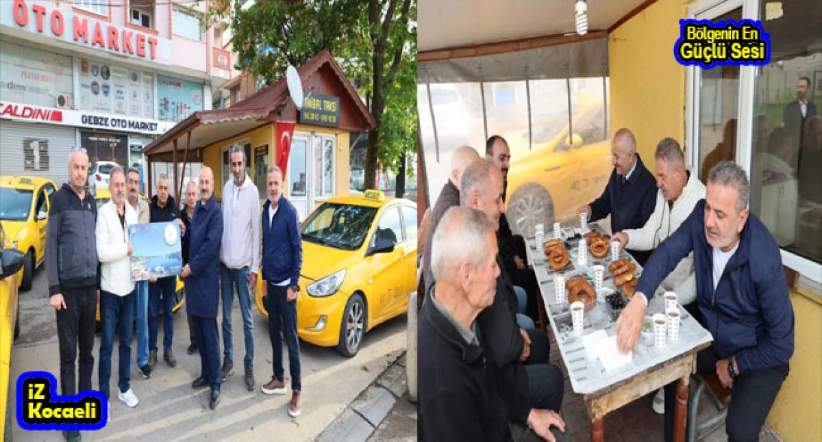 Büyükgöz yeni haftaya taksicilerle başladı