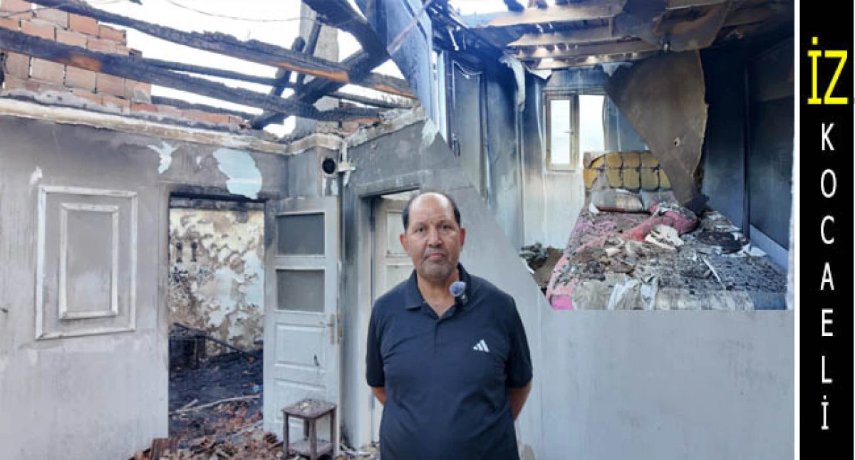 Büyükşehir’den evi yanan vatandaşa yardım eli