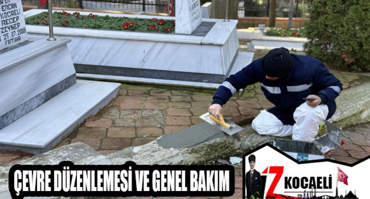B&uuml;y&uuml;kşehir&rsquo;den şehitliklerde titiz &ccedil;alışma