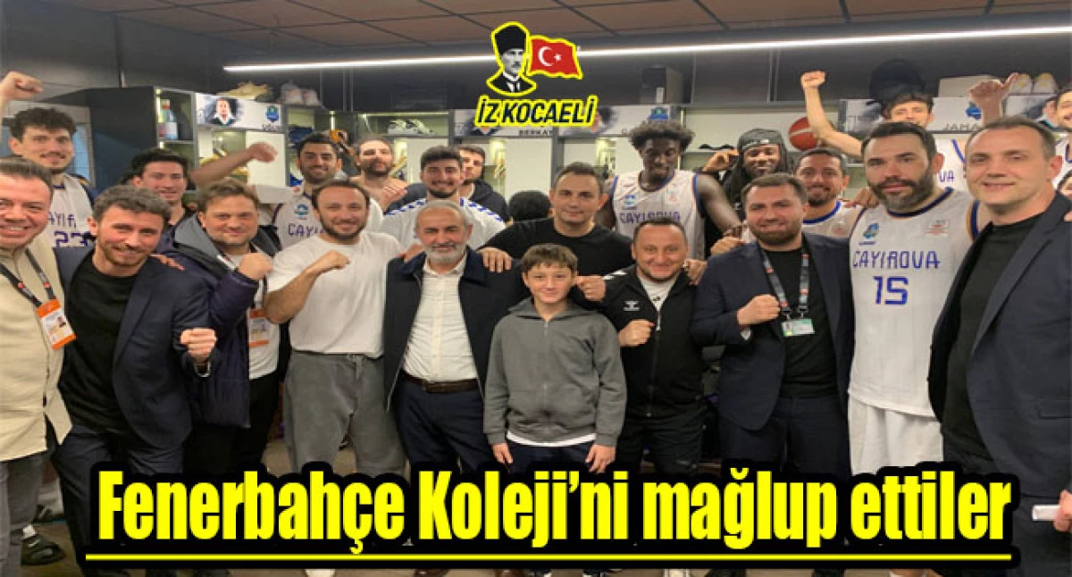 &Ccedil;ayırova Belediyesi, Fenerbah&ccedil;e Koleji&rsquo;ni mağlup etti