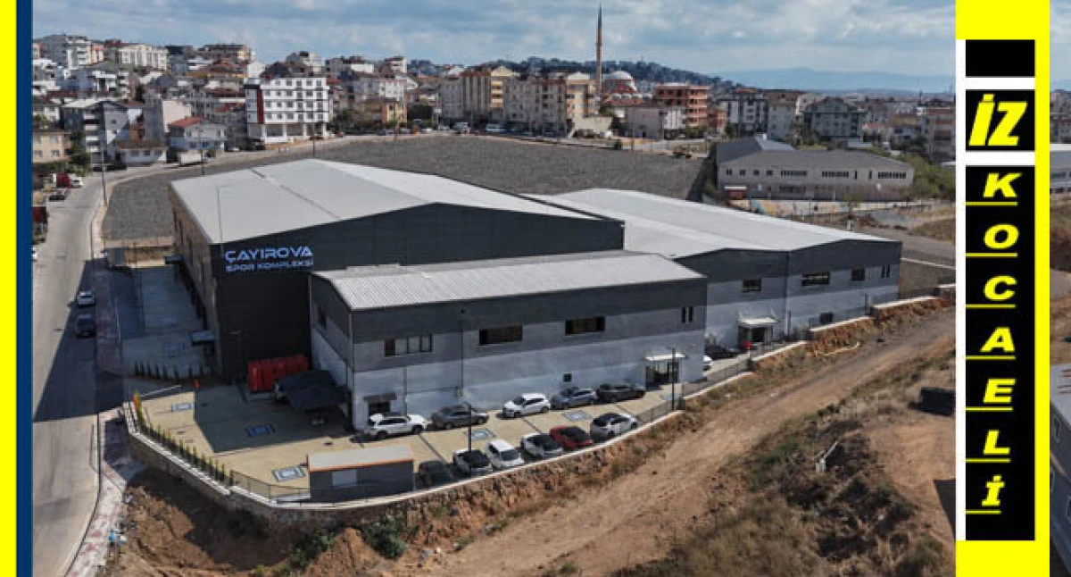 &Ccedil;ayırova Belediyesi Spor Kompleksi kapılarını a&ccedil;ıyor