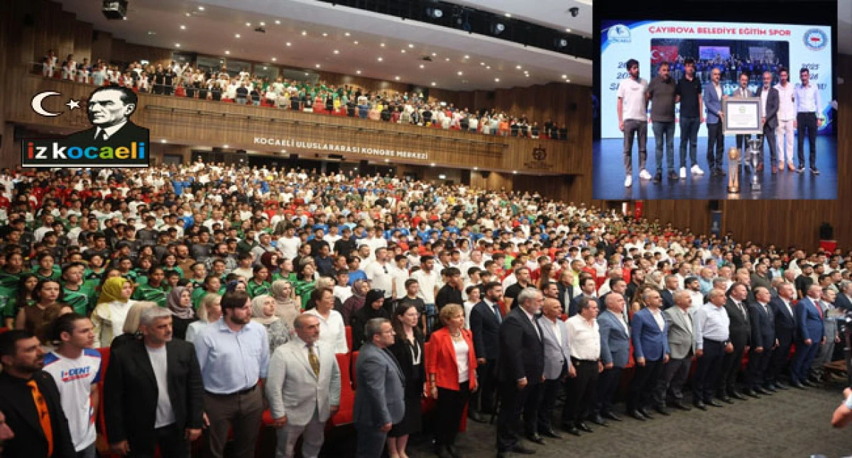  &Ccedil;ayırova Belediyesi&rsquo;nin sporcuları  &ouml;d&uuml;l t&ouml;renine damga vurdu