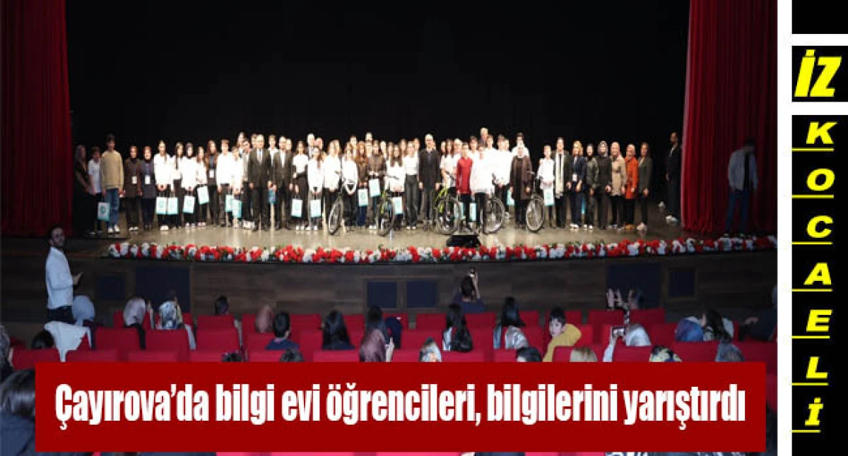 &Ccedil;ayırova&rsquo;da bilgi evi &ouml;ğrencileri, bilgilerini yarıştırdı