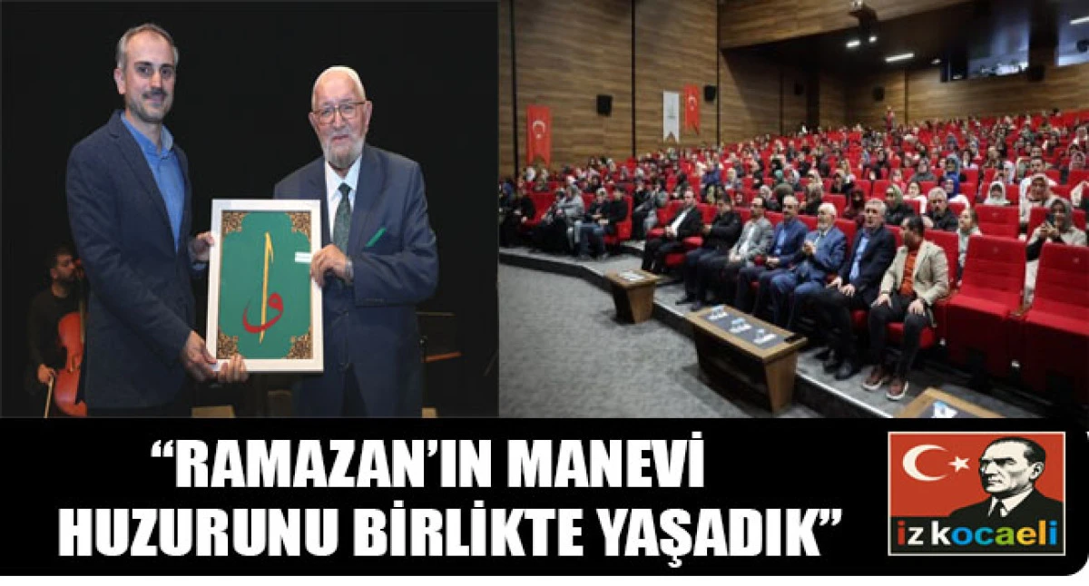 &Ccedil;ayırova&rsquo;da Ramazan Sohbetleri programı ger&ccedil;ekleştirildi