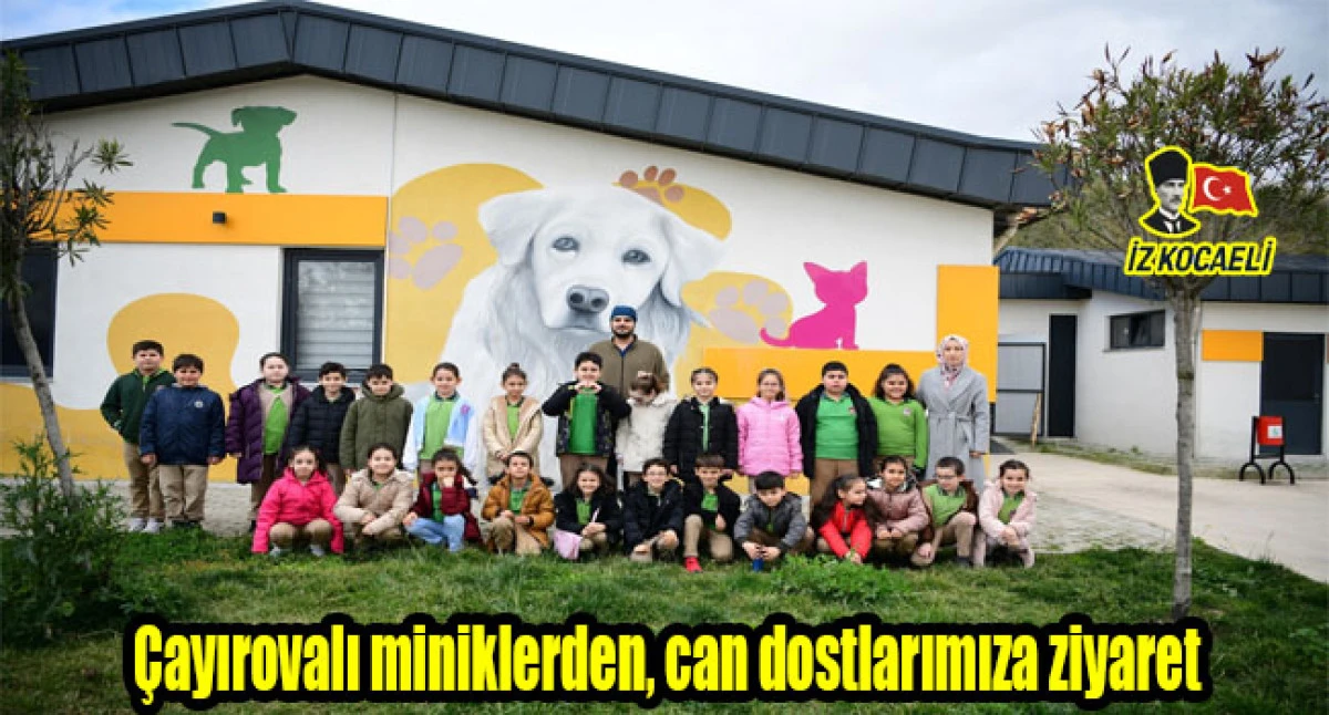 &Ccedil;ayırovalı miniklerden, can dostlarımıza ziyaret