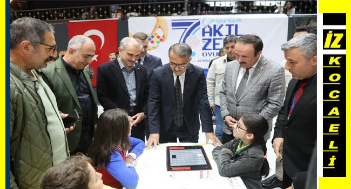 &Ccedil;ayırovalı &ouml;ğrenciler, akıl ve zeka oyunlarında ter d&ouml;k&uuml;yor