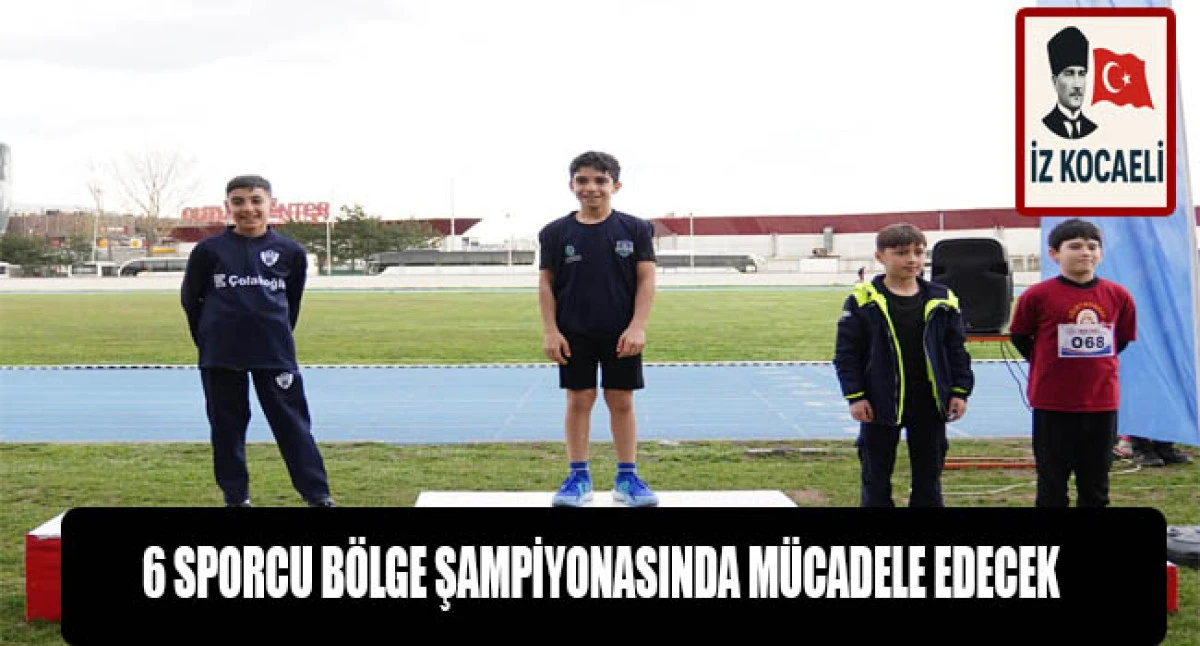 &Ccedil;ayırova&rsquo;ya atletizmde 2 madalya geldi