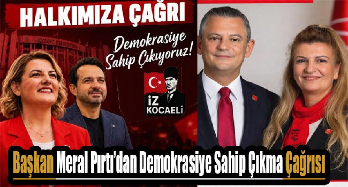 CHP Dilovası Başkanı G&ouml;zaltılara Sert Tepki  Fatma Kaplan H&uuml;rriyet İ&ccedil;in Dayanışma &Ccedil;ağrısı