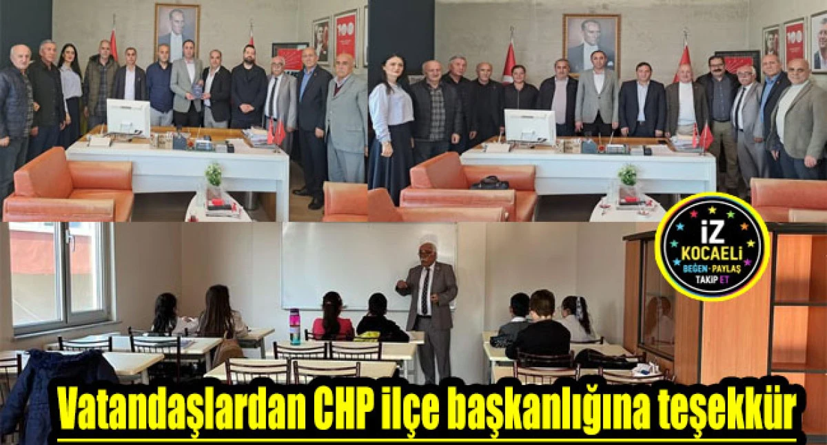CHP Gebze ve Çayırova İlçe Başkanlıklarında Eğitim ve Ziyaretler