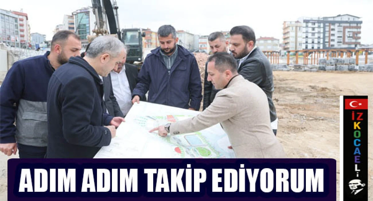 &Ccedil;ift&ccedil;i, kent meydanındaki &ccedil;alışmaları inceledi