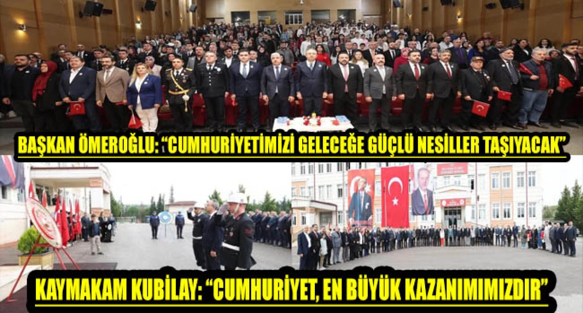 Cumhuriyetin 102. Yılı Dilovası’nda Coşkuyla Kutlandı