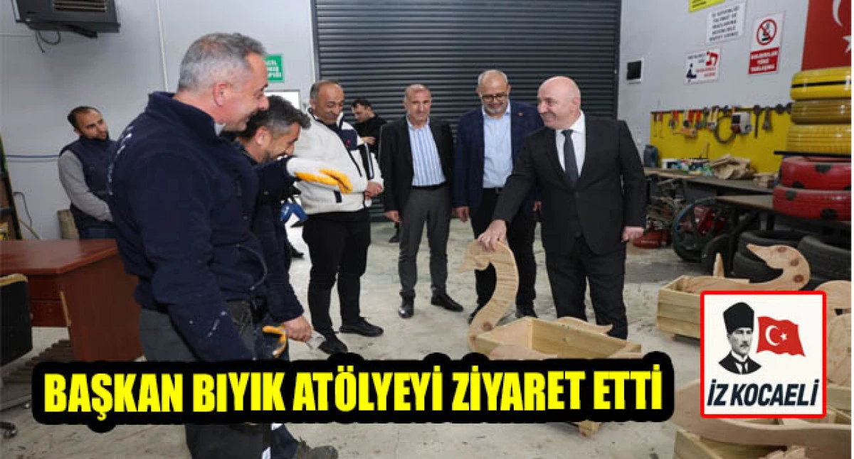 DARICA BELEDİYESİ KENT MOBİLYALARINI KENDİ B&Uuml;NYESİNDE &Uuml;RETİYOR