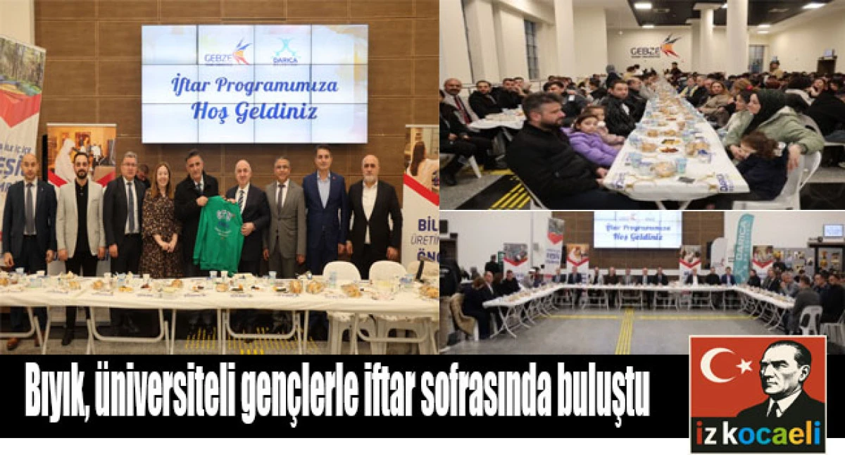 DARICA BELEDİYESİ&rsquo;NDEN GT&Uuml; &Ouml;ĞRENCİLERİNE İFTAR SOFRASI