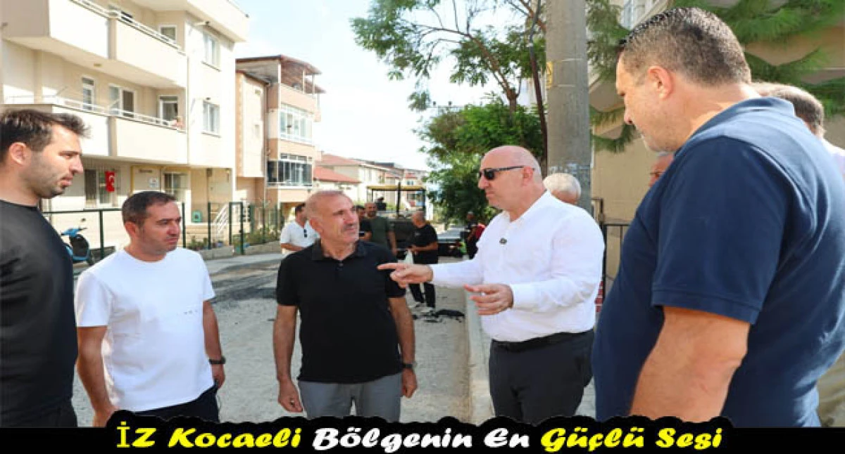 Darıca&rsquo;da asfalt mesaisi hız kesmeden s&uuml;r&uuml;yor