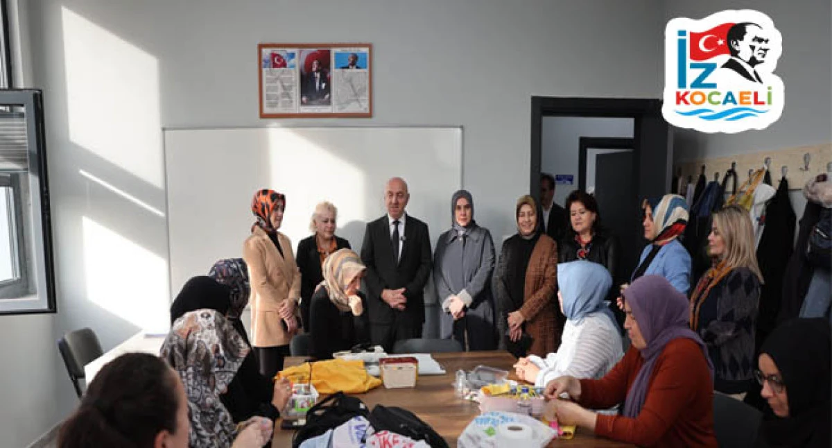 Darıca’da kadınlar ve çocuklar aynı çatı altında eğitim alıyor