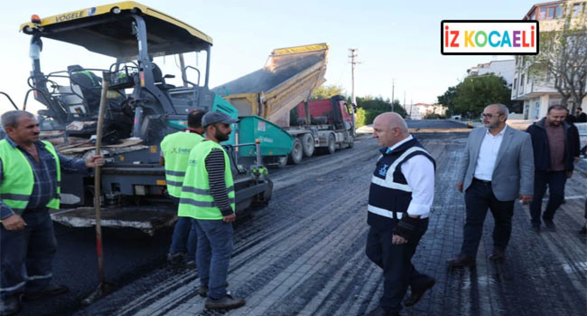 DARICA’DA MODERN VE KONFORLU YOLLAR İÇİN ÇALIŞMALAR TÜM HIZLA SÜRÜYOR
