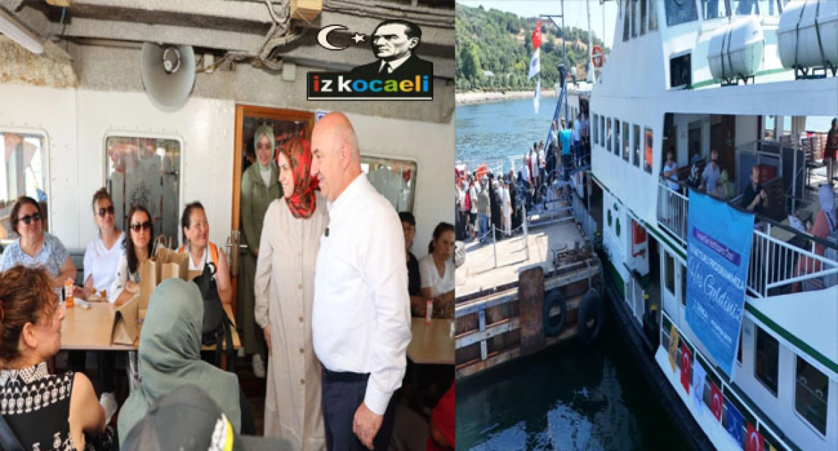 DARICALI EMEKLİLER TEKNE TURU İLE MORAL DEPOLADI